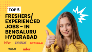 Top 5 Jobs - in 3 Hyderabad-Bengaluru company