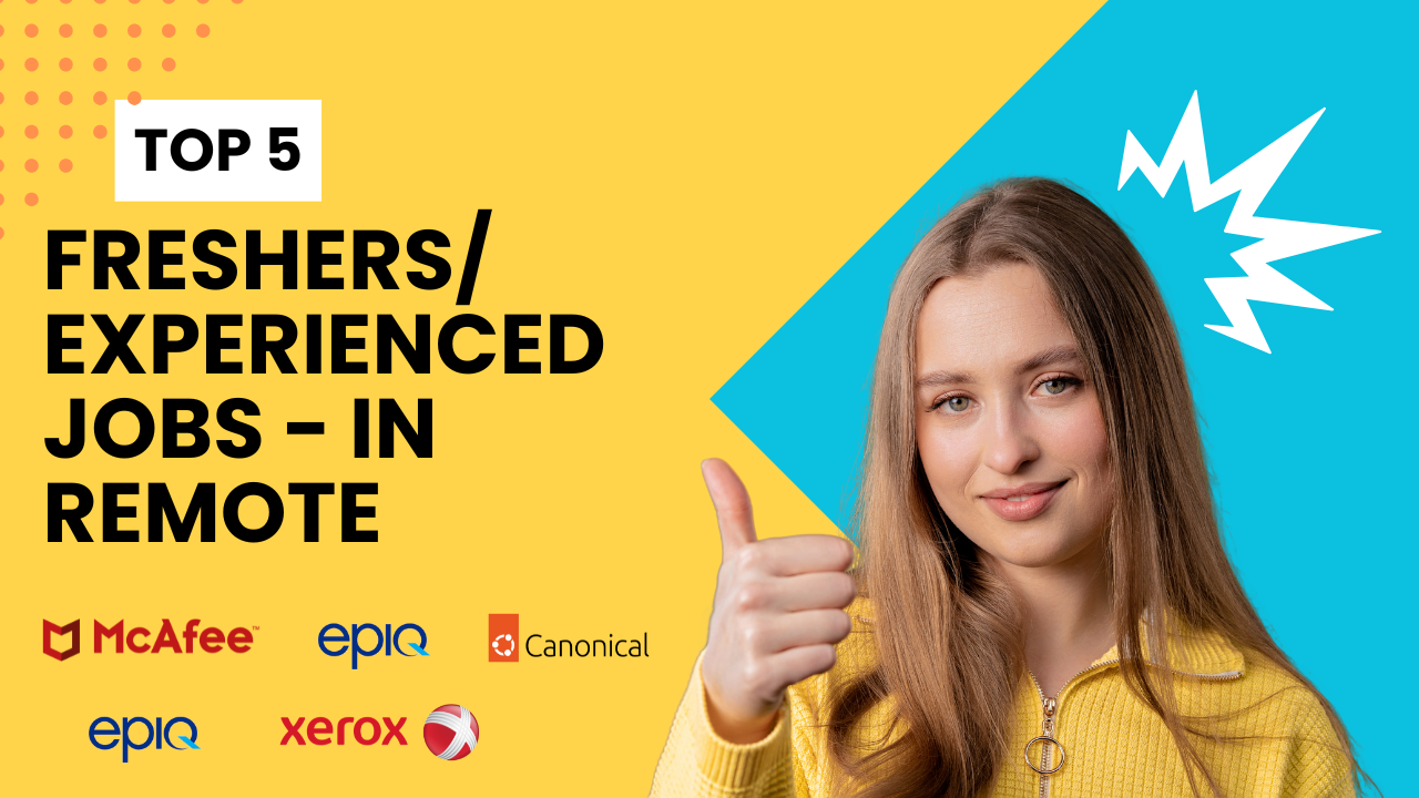 Top 5 Jobs - in Remote company