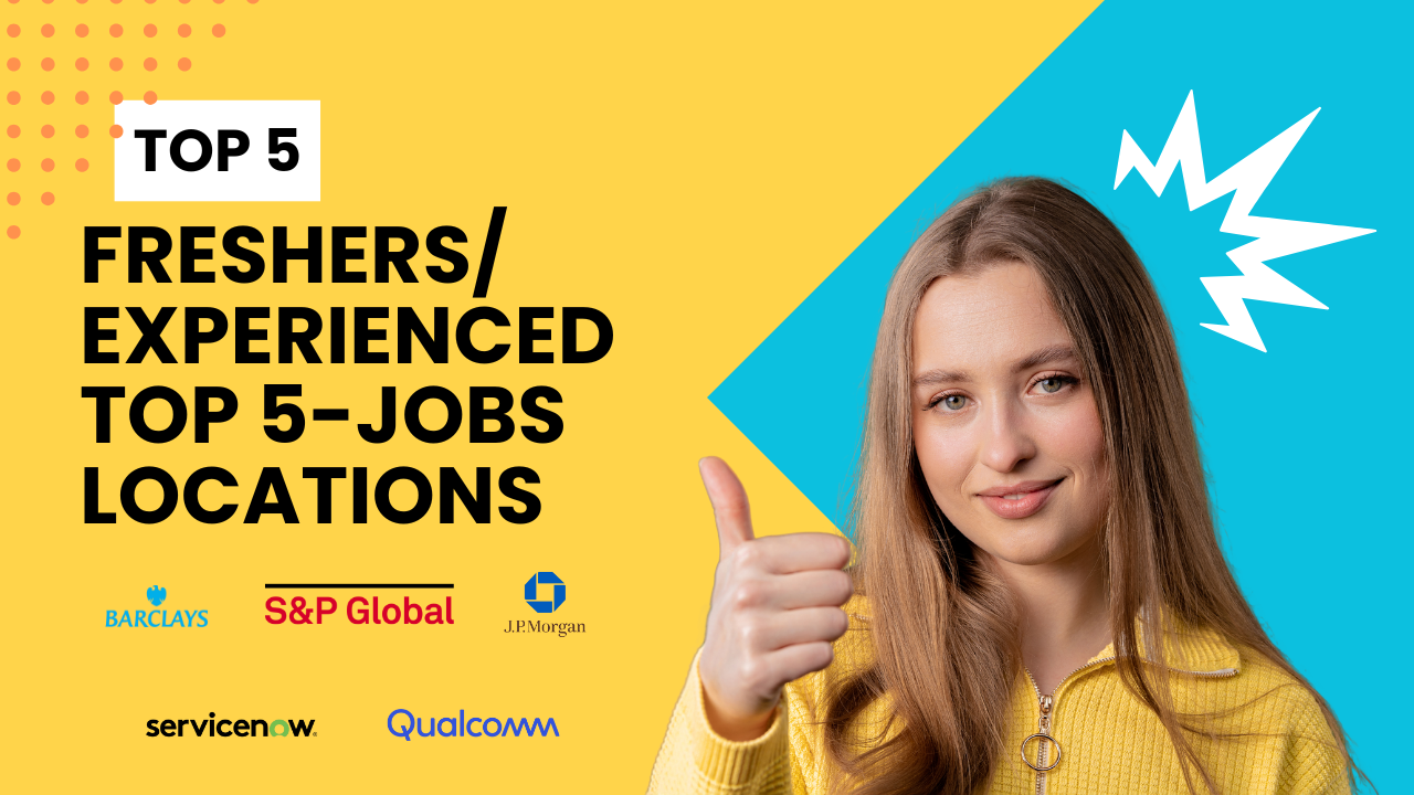 Top 5 Jobs in company
